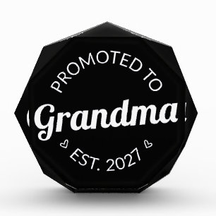 Bloc Photo Promue Grand-mère dès 2027 Nouvelle Mamie Je