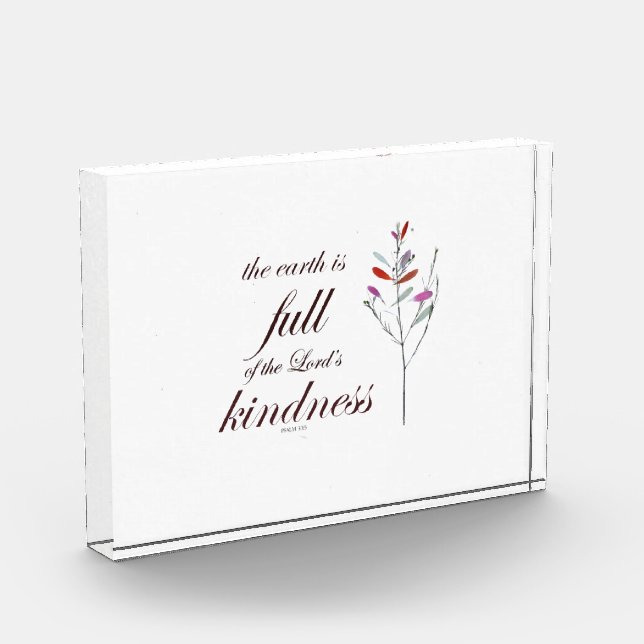 Bloc Photo Psaume 33 (Gauche)