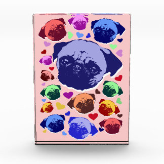Bloc Photo Pug Puppy Dog PopArt Retro Style