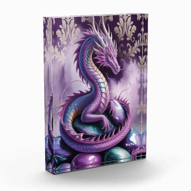 Bloc Photo Purple Mystic Dragon Gothic (Gauche)