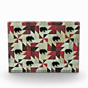 Bloc Photo Quilt d'ours noir