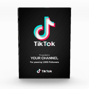 Bloc Photo récompense chaîne personnalisée TikTok