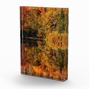 Bloc Photo Reflet d'automne sur Coffin Pond