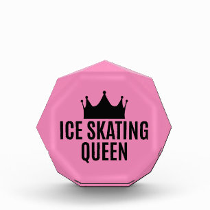 Bloc Photo Reine du patinage sur glace - Patinage sur glace