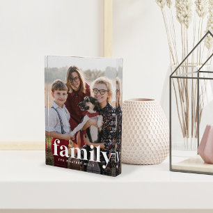 Bloc Photo Représentation de famille personnalisée