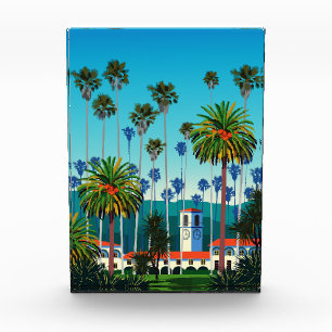 Bloc Photo Rêverie Californienne : Parc de la ville avec palm