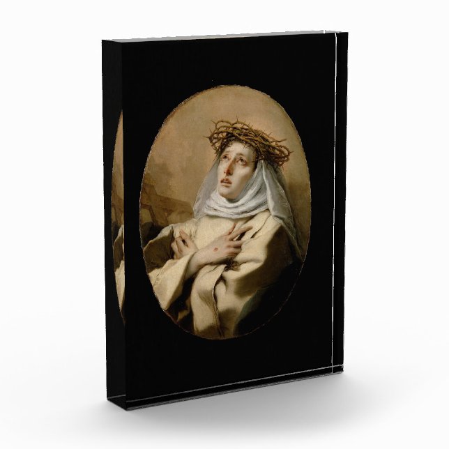 Bloc Photo Sainte-Catherine de Sienne Catherine de Tiepolo (Gauche)
