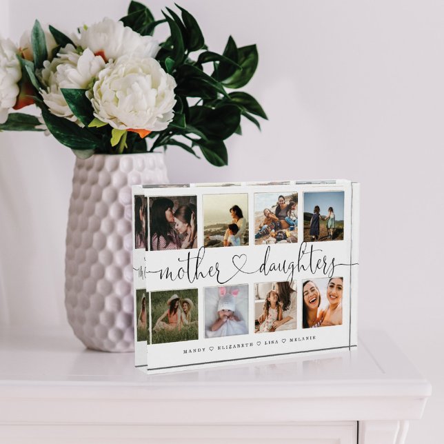 Bloc Photo Scénario de coeur des filles mères | Collage de la (Créateur téléchargé)