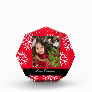 Bloc Photo Script Flocons de Noël Joyeux Noël