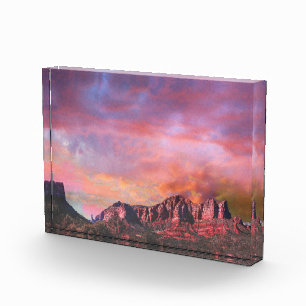 Bloc Photo SEDONA ARIZONA Red Rock Sunset Granduer