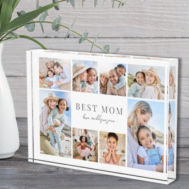 Bloc Photo Simple Best Mom Collage (Simple Best Mom Collage Photo Block )