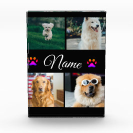 Bloc Photo Simple coloré animal ajouter nom photo collage