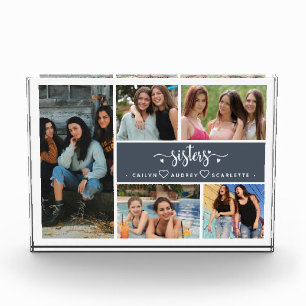 Bloc Photo Sisters Photo Collage Meilleure famille