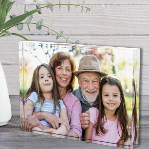 Bloc Photo Souvenir de famille Photo personnalisée de grand-p