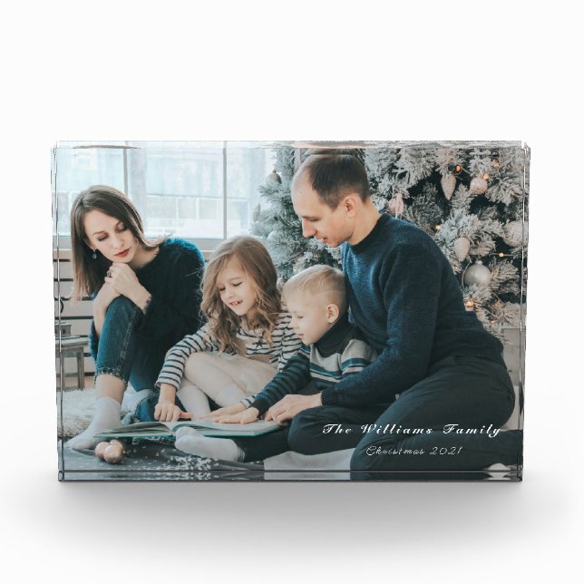 Bloc Photo Souvenirs de la famille de Noël (Devant)