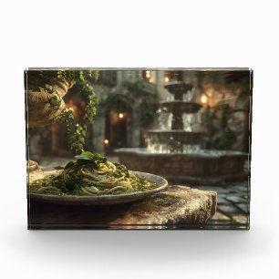 Bloc Photo Spaghetti avec Broccoli Rabe