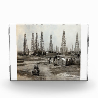 Bloc Photo Spindletop Oil field - Texas 1902
