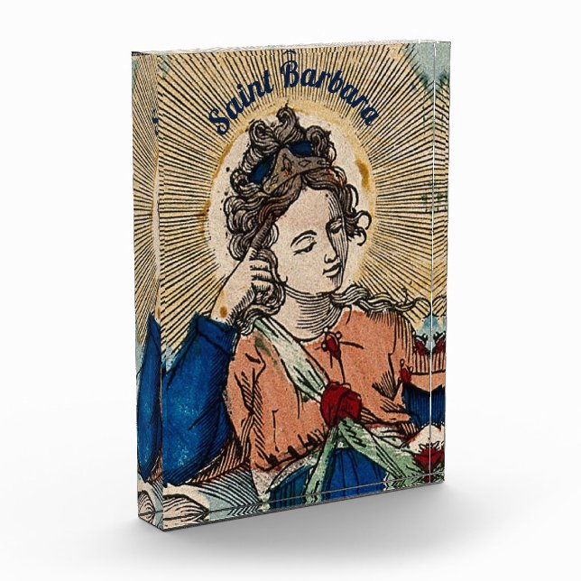 Bloc Photo St. Barbara de Nicomedia (M 007) (Gauche)