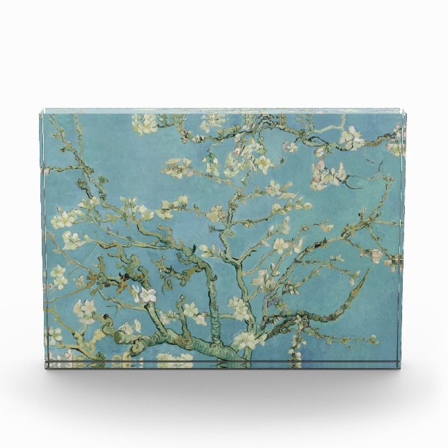 Bloc Photo Tableau des fleurs d'amandes de Van Gogh (Devant)