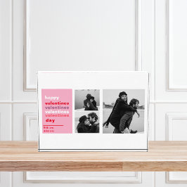 Bloc Photo Trois photos de collection | Cadeau coloré Valenti