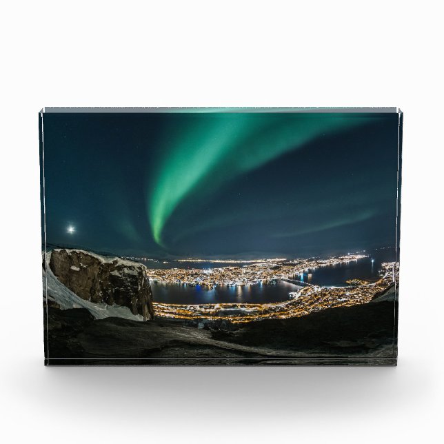 Bloc Photo Tromso Northern Lights (Devant)