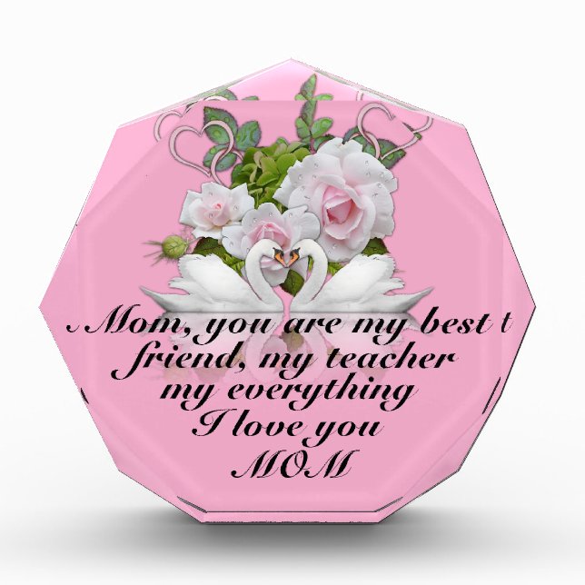 Bloc Photo Une fille aime sa mère Photo Block (Devant)