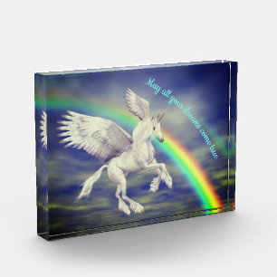 Bloc Photo Unicorn sur Rainbow Dreams Inspiration
