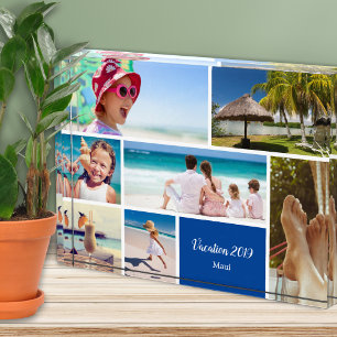 Bloc Photo Vacances en famille ou en couple 7 Photo Keepsaké,