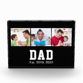 Bloc Photo Vintage Dad Established Gift Text 3 Photo
