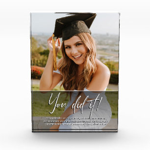 Bloc Photo Vous l'avez fait Graduate Custom Photo Cher Grad