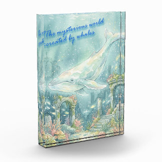 Bloc Photo Whale Atlantis Underwater Fantasy