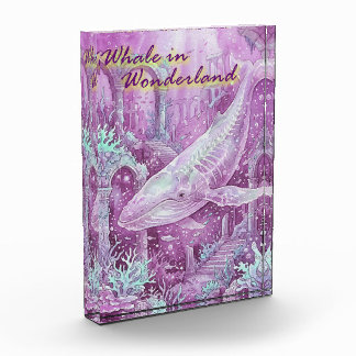 Bloc Photo Whale in Wonderland Underwater Art