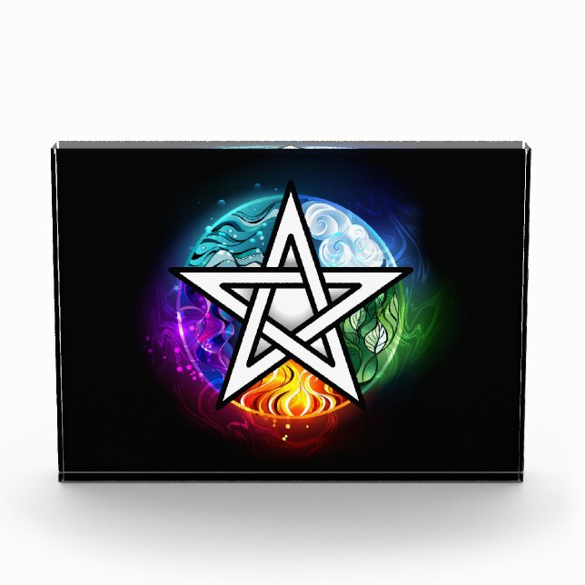 Bloc Photo Wiccan pentagram (Devant)