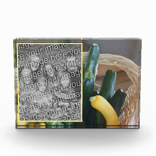 Bloc Photo Zucchini Squash Légumes Ajouter votre propre