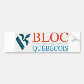 Bloc Québécois-Logo Autoaufkleber