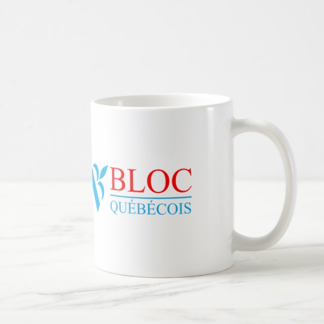 Bloc Québécois-Logo Kaffeetasse (Rechts)