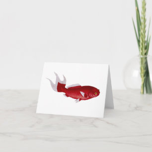 Bloch Goldfish card Karte