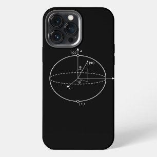 Bloch Sphere Quantenbit (Qubit) Physik / Mathema iPhone Hülle