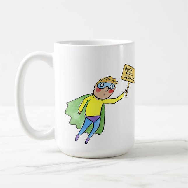 Block Chain Security Kaffeetasse (Links)