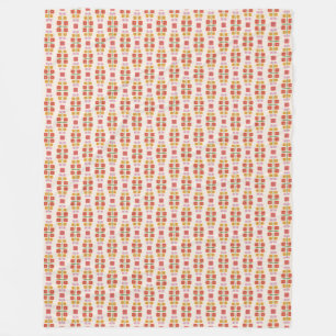 Block Floral Fleece Blanket - Retrostil