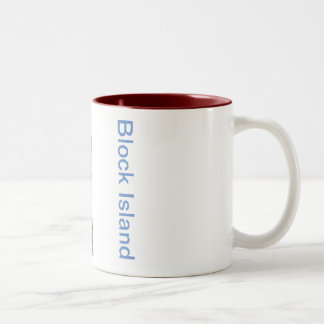 Block-Insel-Becher, der alten Hafen betritt Zweifarbige Tasse