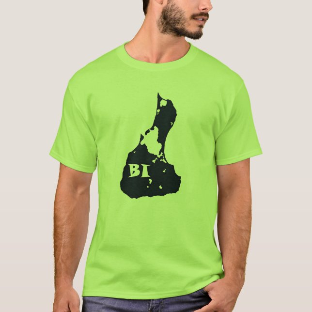 Block-Insel BI Insel-Form T-Shirt (Vorderseite)