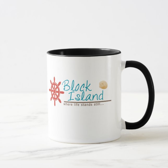 Block-Insel-Ferien-Tasse Tasse (Rechts)