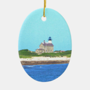 Block-Insel-Nordlicht Keramik Ornament