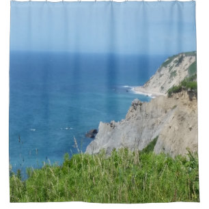 Block Island Bluffs - Block Island, Rhode Island Duschvorhang