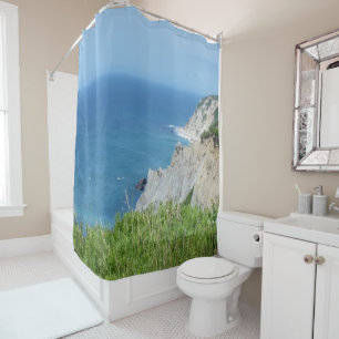 Block Island Bluffs - Block Island, Rhode Island Duschvorhang