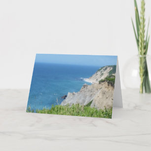 Block Island Bluffs - Block Island, Rhode Island Karte