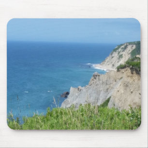 Block Island Bluffs - Block Island, Rhode Island Mousepad