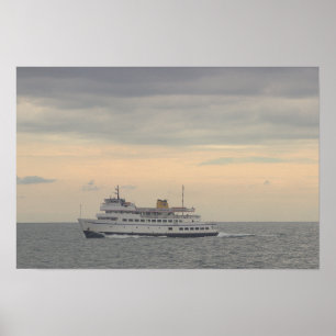 Block Island Fähre Poster