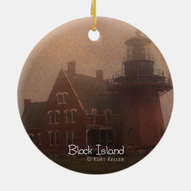 Block Island Keramikornament (Hinten)